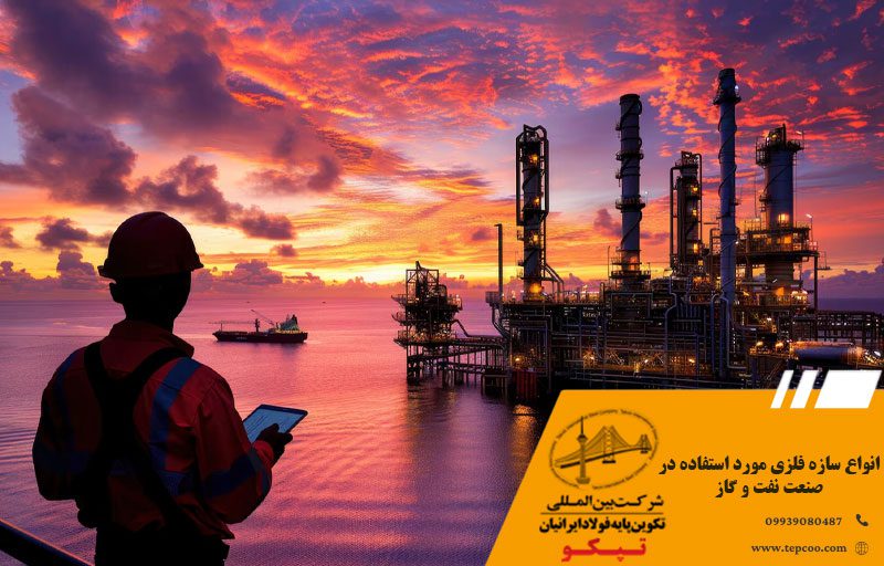 انواع سازه فلزی مورد استفاده در صنعت نفت و گاز